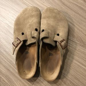 Birkenstock Boston Suede Leather Clog Size US 10.5